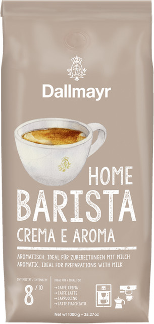 Dallmayr Home Barista Crema e Aroma ganze Bohne 1 kg - Bild 1