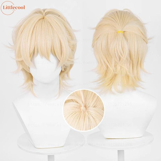 Anime Till Ivan Luka Sua Mizi Cosplay Perücke, beige, Synthetikhaar - Bild 1
