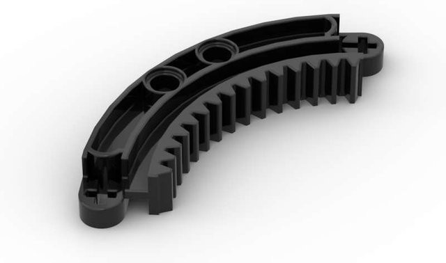 Yiran toy 78442 Zahnstange 6x6 Bausteine Set Gebogen High-Tech 1-teiliges Set - Bild 1