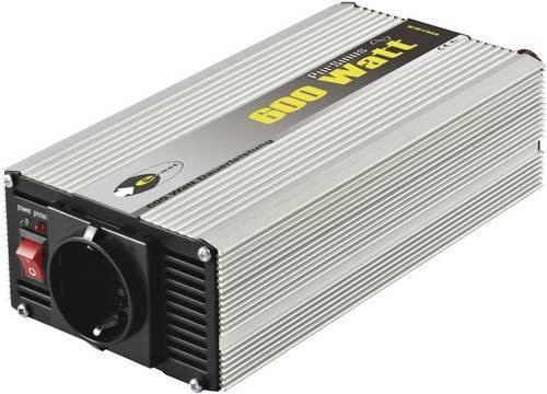 E-ast Wechselrichter CLS 600-12 in Silber, 600W, 12 V/DC zu 230 V/AC - Bild 1