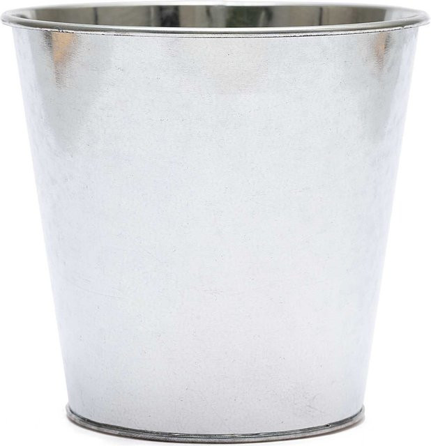 idee. Creativmarkt Zinkeimer Silber B: 13,8 cm, H: 13 cm - Bild 1