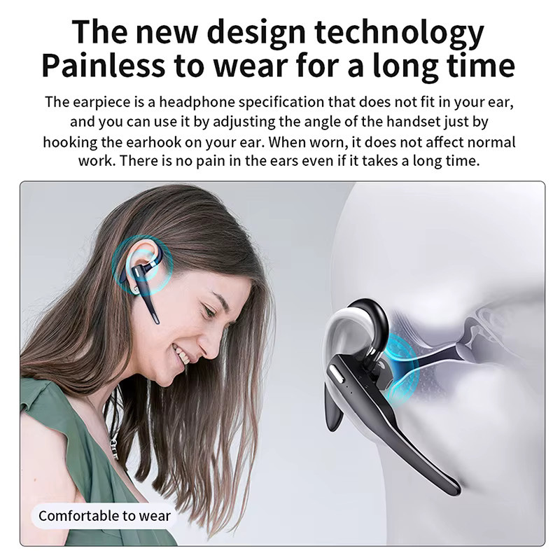 EARDECO Bluetooth In-Ear Kopfhörer mit Mikrofon in Schwarz - Bild 3