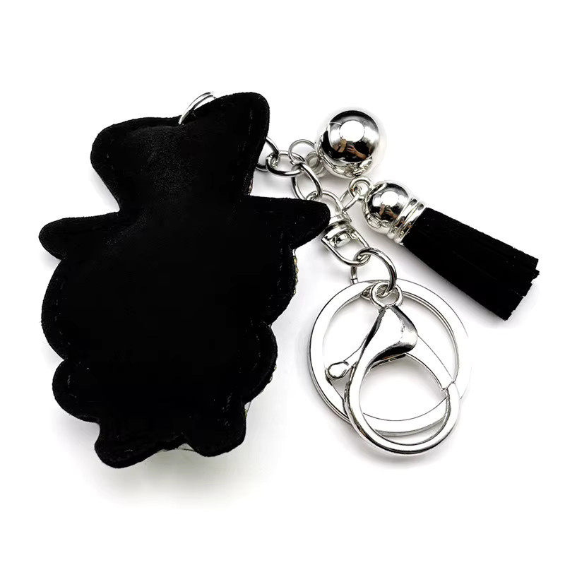 AFAWA Schlüsselanhänger Totenkopf, Schwarz, Kristall, Gotisch, Unisex - Bild 3