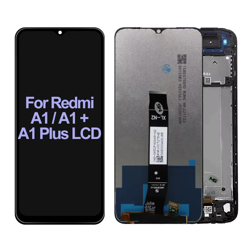 Xiaomi Redmi A1 A2 LCD Display mit 6,52 Zoll Touchscreen Digitizer Einheit in Schwarz - Bild 5