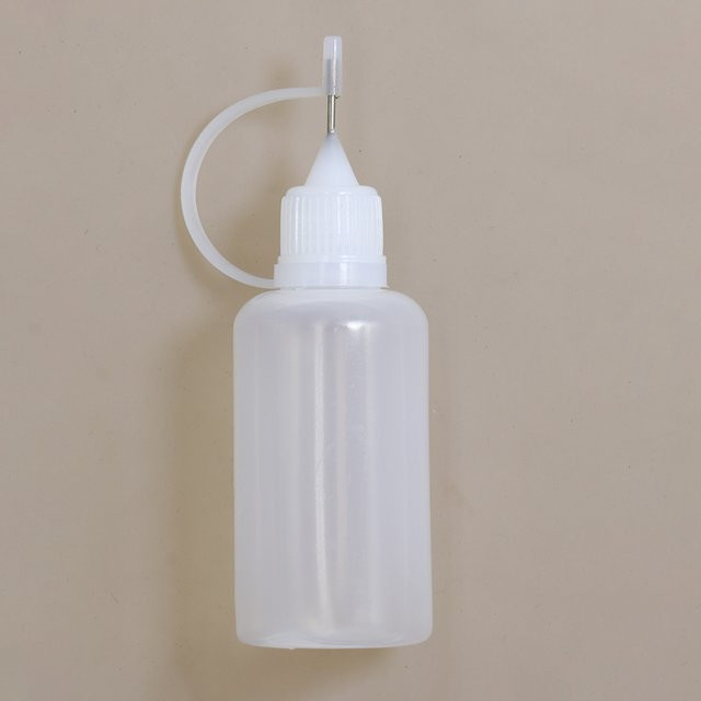 Nachfüllbare Applikatorflaschen aus PE-Kunststoff mit Nadelspitzenkappen für Kleber, verschiedene Füllmengen von 5 ml bis 120 ml - Bild 1