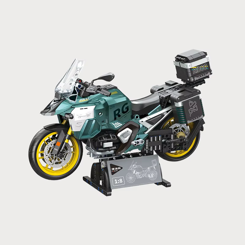 Xturboman Motorrad R1300GS ADV, Baustein-Modell, 1:8 Maßstab - Bild 3