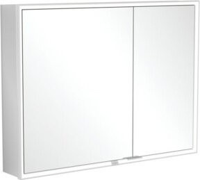Villeroy & Boch Spiegelschrank MY VIEW NOW in Weiß mit LED-Beleuchtung und Sensor-Schalter, B/H/T: 100 x 75 x 16,8 cm - Bild 1