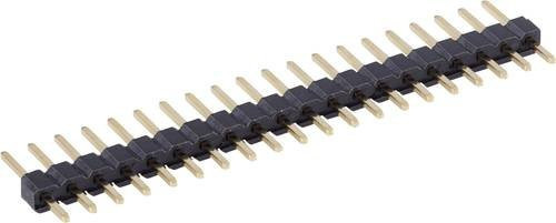 BKL Electronic Stiftleiste Standard Schwarz mit 1 Reihe und 20 Polzahlen - Bild 1