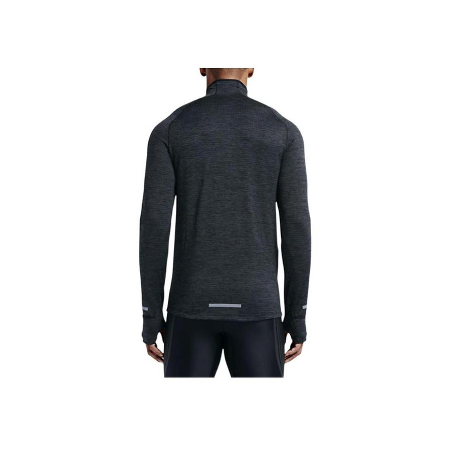 Nike Langarm T-Shirt Herren, Schwarz Grau - Bild 2