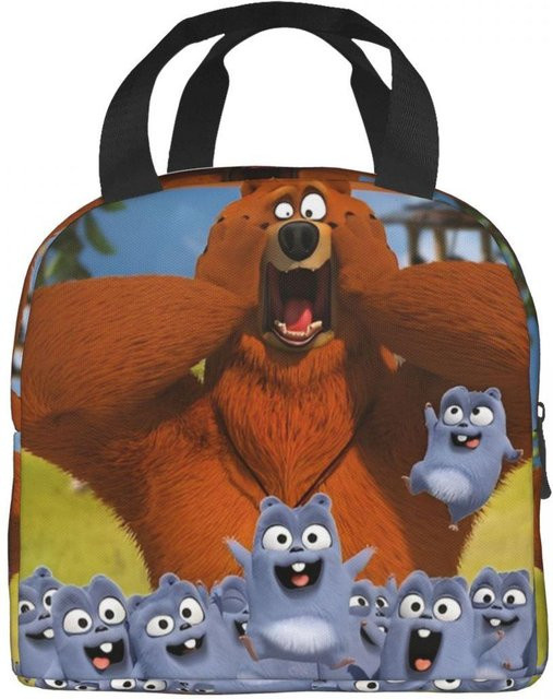 Thermische Lunchbox Grizzy und die Lemminge von Fancy Style Studio, isolierte Lunchtasche in Multicolour - Bild 1