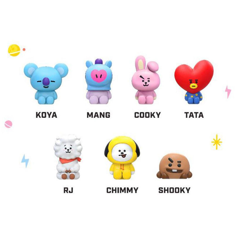 BT21 Monitorfigur von Royche in Mehrfarbig als Dekoration aus Kunststoff - Bild 1