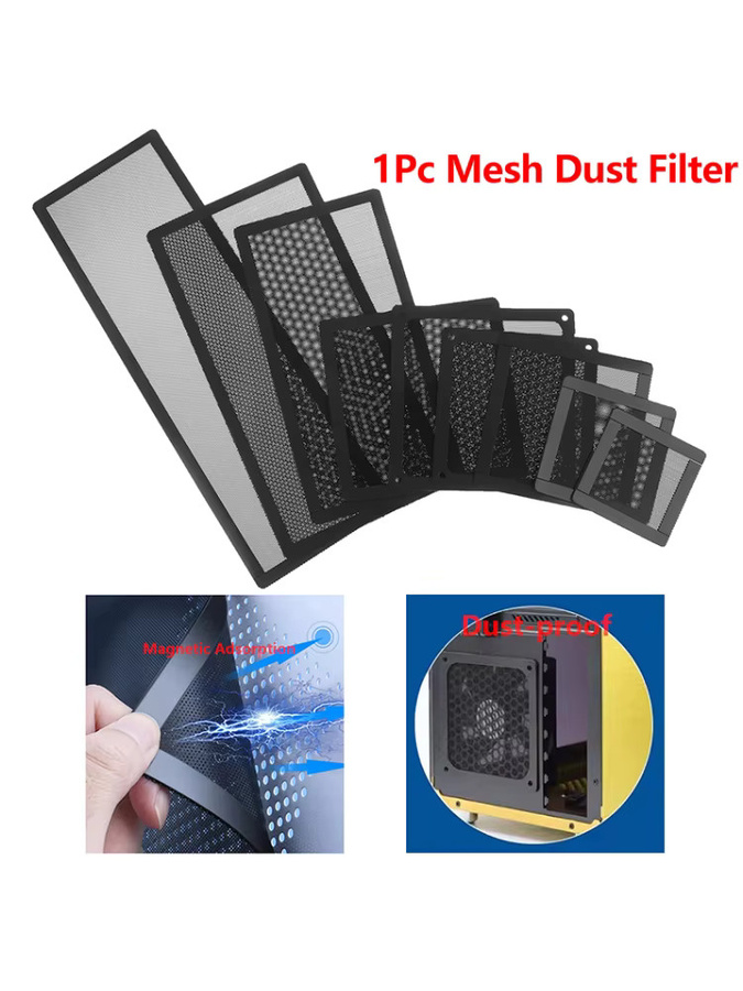 SDJZT Magnetischer Staubfilter für Computer-Lüfter in Schwarz - Bild 6