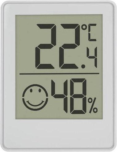 TFA Dostmann Digitales Thermo-Hygrometer in Weiß - Bild 1