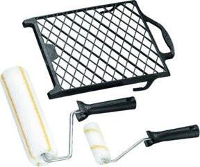 CIRET Heimwerkerset 5-teilig in Weiß mit Roller, Sleeve und Grid aus Polyester und Kunststoff - Bild 1