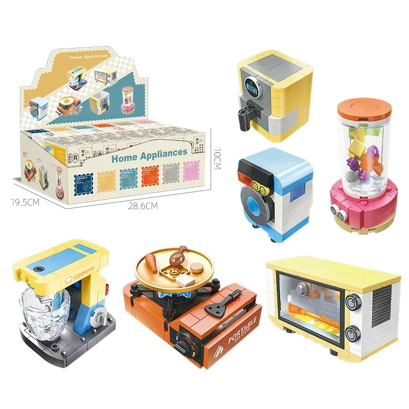AMAZINGBLOKS Kreatives Kleingeräte-Bauklötzchen-Set, Spielhaus-Spielzeug - Bild 3