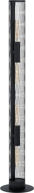 Eglo Stehleuchte Redcliffe 4-flammig Schwarz im Industrial-Look mit E27 Fassung, Höhe: 135,5 cm - Bild 1