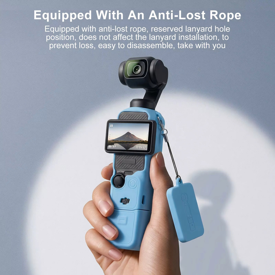 DJI OSMO Pocket 3 Silikonhülle in Blau - Bild 1