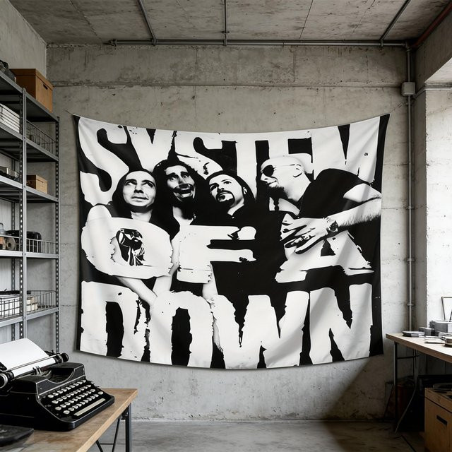 Psychedelischer Herzschlag Wandbehang von JMG Household Supplies, abstrakte Textilkunst im Vintage-Stil für dein Schlafzimmer oder Studentenwohnheim, Breite: 40 cm, Höhe: 60 cm - Bild 1