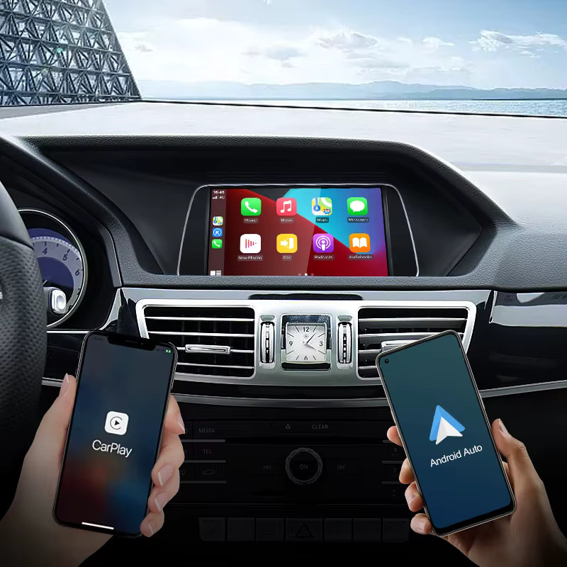 STWEI Qulacomm Multimedia Player für Mercedes Benz E Klasse W212 mit Snapdragon 6125, Android 14 und drahtlosem CarPlay in Schwarz - Bild 3