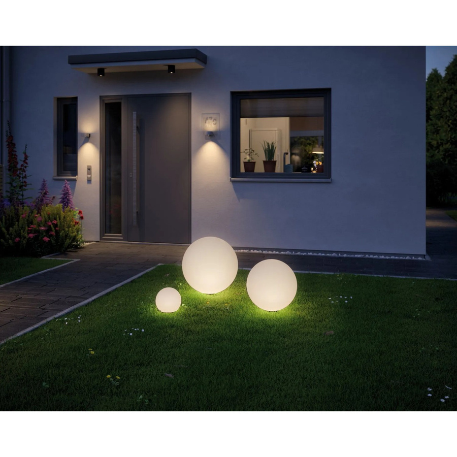 Paulmann Plug & Shine LED-Leuchte Globe Kugel Weiß IP67 Warmweiß - Bild 3