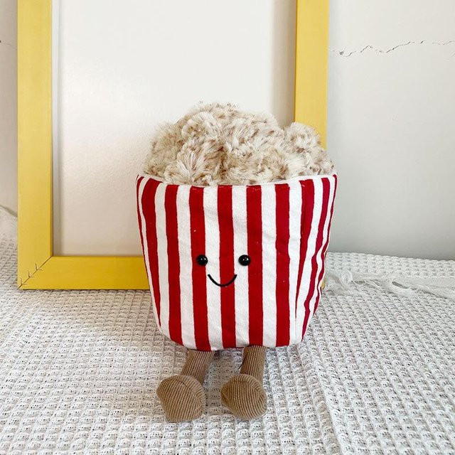 Bai Fen Bai Popcorn-Eimer Simulations-Plüschpuppe, Plüsch / Textil - Bild 1