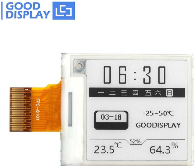 Goodisplay E-Paper Anzeigemodul 15,6 Zoll in Weiß mit hoher Auflösung für den industriellen Einsatz gdem0154d67wt - Bild 1