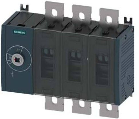 Siemens Lasttrennschalter 3polig 500A 8 Schließer 8 Öffner 690 V/AC grau 3KD44300QE100 - Bild 1