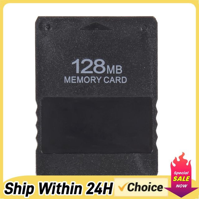 Sony Memory Card für PlayStation 2, 128 MB, Schwarz - Bild 1