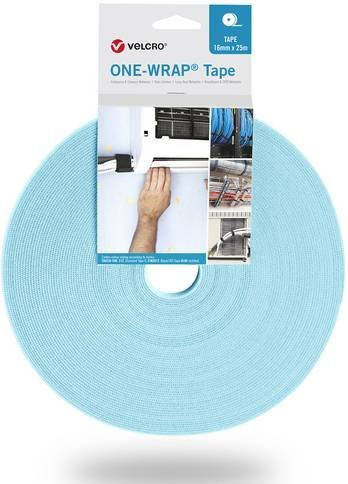 VELCRO One Wrap Band in Türkis, Breite: 10 mm, Länge: 25 m - Bild 1