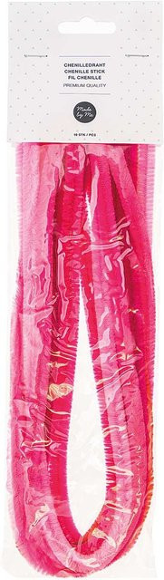 Rico Design Chenilledraht-Mix Rot 10-teiliges Set - Bild 1