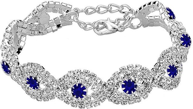 Allbestart Armband, Diamant, blau, Damen - Bild 1