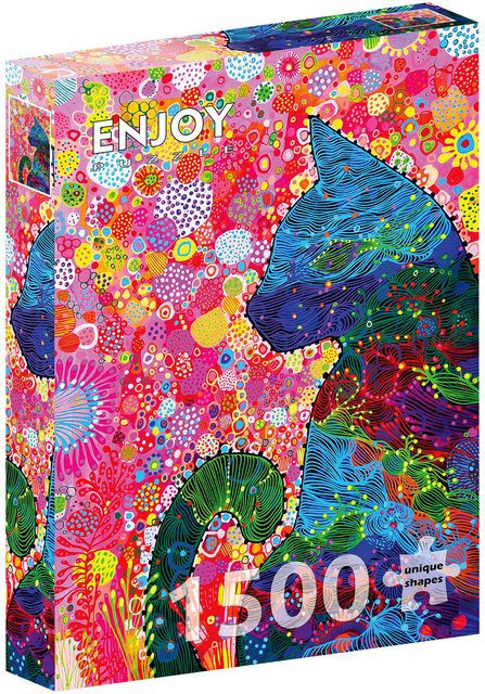 ENJOY Puzzle Katze, Tiere, Bunt / Mehrfarbig - Bild 1