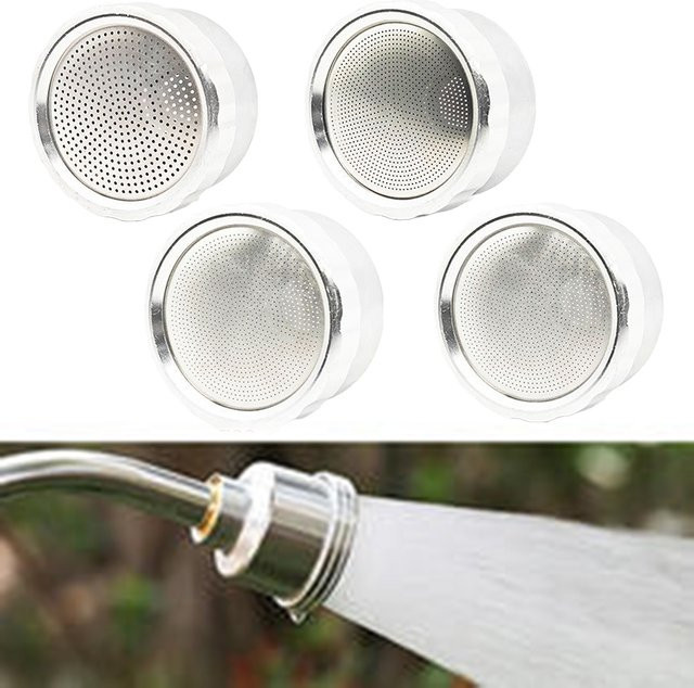 LEENKEA Garten Sprinkler Bewässerungsdüse in Silber für Blumen und Haushalt - Bild 1