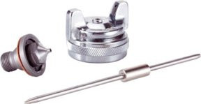 Aerotec Düsensatz 2,5 mm für Lackierpistole ST 2009588 und ECO in Silber - Bild 1