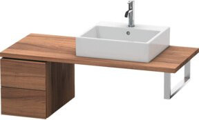 Duravit Unterschrank L-Cube in Nussbaum Natur mit 2 Schubladen, B/T/H: 32 x 54,7 x 40 cm - Bild 1