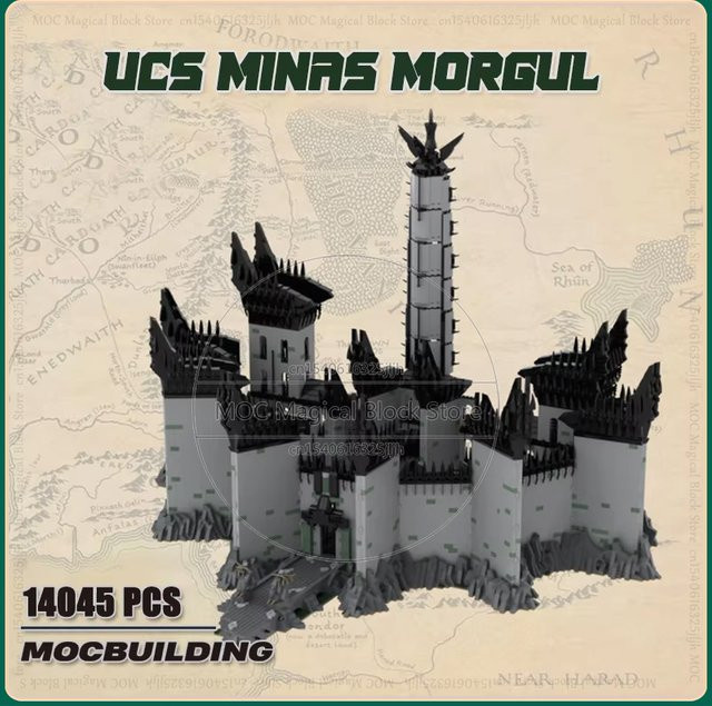 MOCBUILDING Die Ringe UCS Minas Morgul, Bausteine Modell Kit - Bild 1