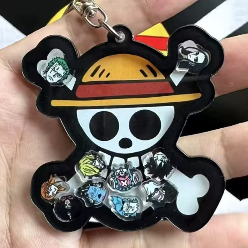 ONE PIECE Luffy Strohhut-Anhänger, Schlüsselanhänger, Bunt / Mehrfarbig - Bild 3