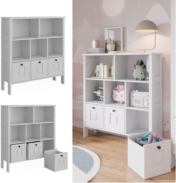 Vitalispa Kinderregal Ajaton Weiß B: 103,6 cm, H: 113,4 cm - Bild 1