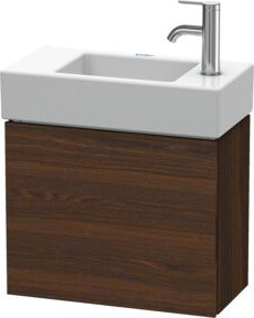 Duravit L-Cube Waschtischunterschrank wandhängend, Nussbaum gebürstet, B: 48 cm, H: 40 cm, T: 24 cm - Bild 1