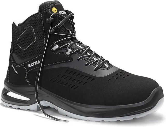 Elten Sicherheitsschnürstiefel RAY XXFIT S1 ESD in Black Grey, Größe 39 - Bild 1