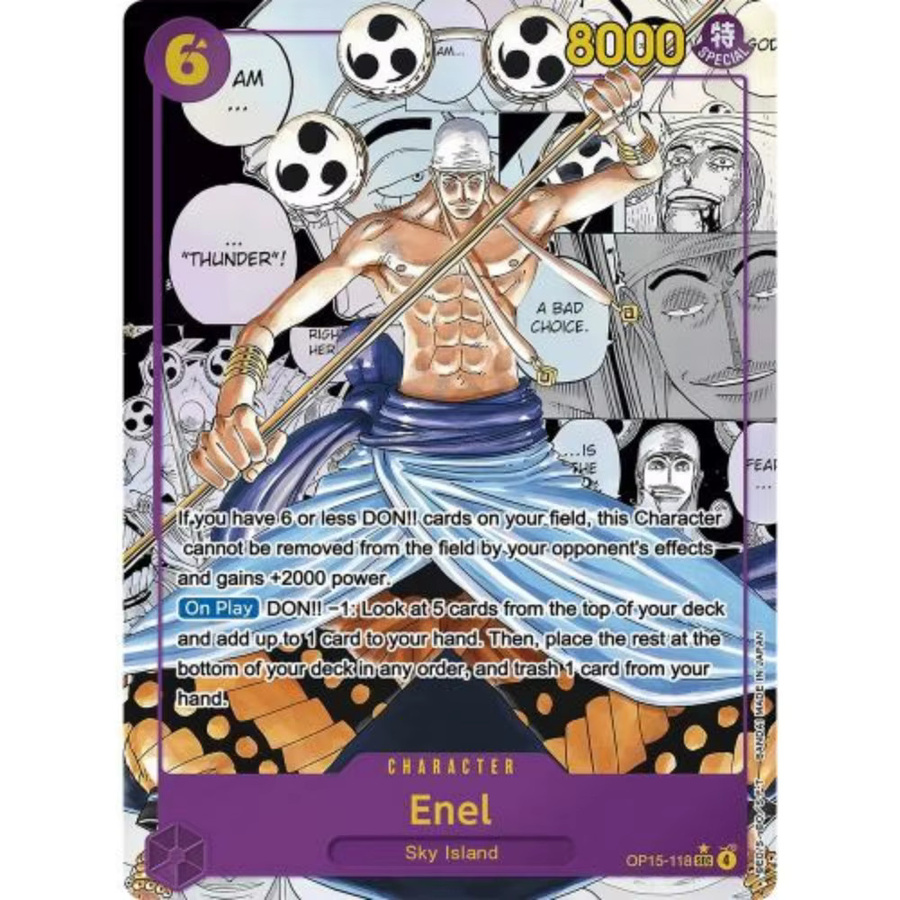 Bandai One Piece Enel Sammelkarten, Spiel-Anime-Karten - Bild 2