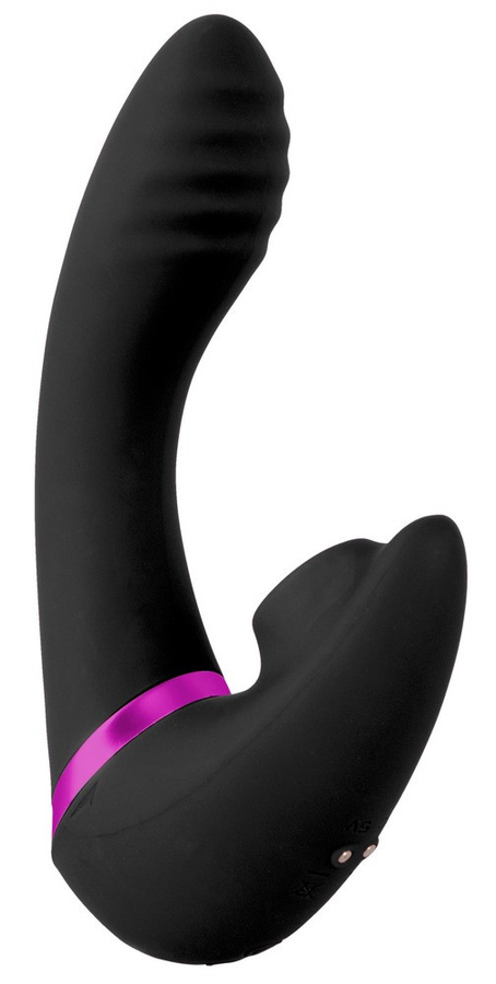 be Sassy Vibrator be Lickable mit Vibro-Zunge in Schwarz - Bild 2