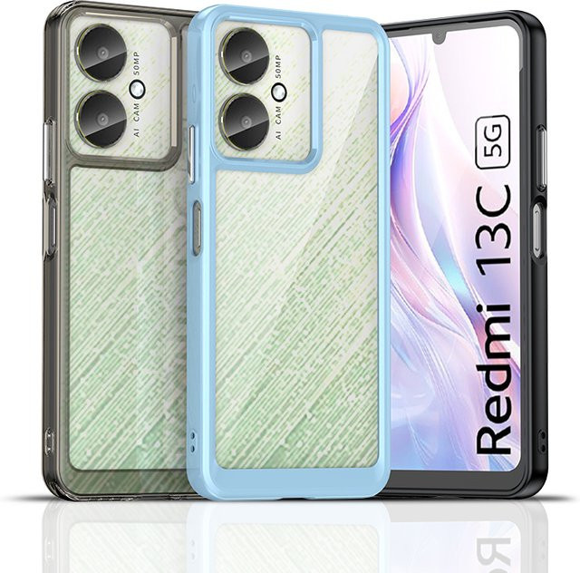 Stoßfeste Schutzhülle für Xiaomi Redmi 13C 5G, Redmi 13R 5G und Poco M6 in Multicolor - Bild 1