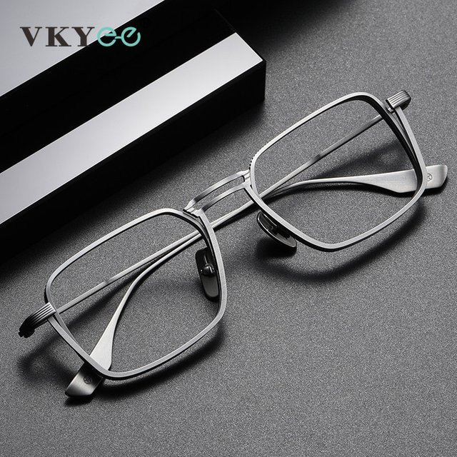 Vicky dtx125 Lesebrille, Square, Titan, Herren, Vollrand, Anti-Blaulicht - Bild 1