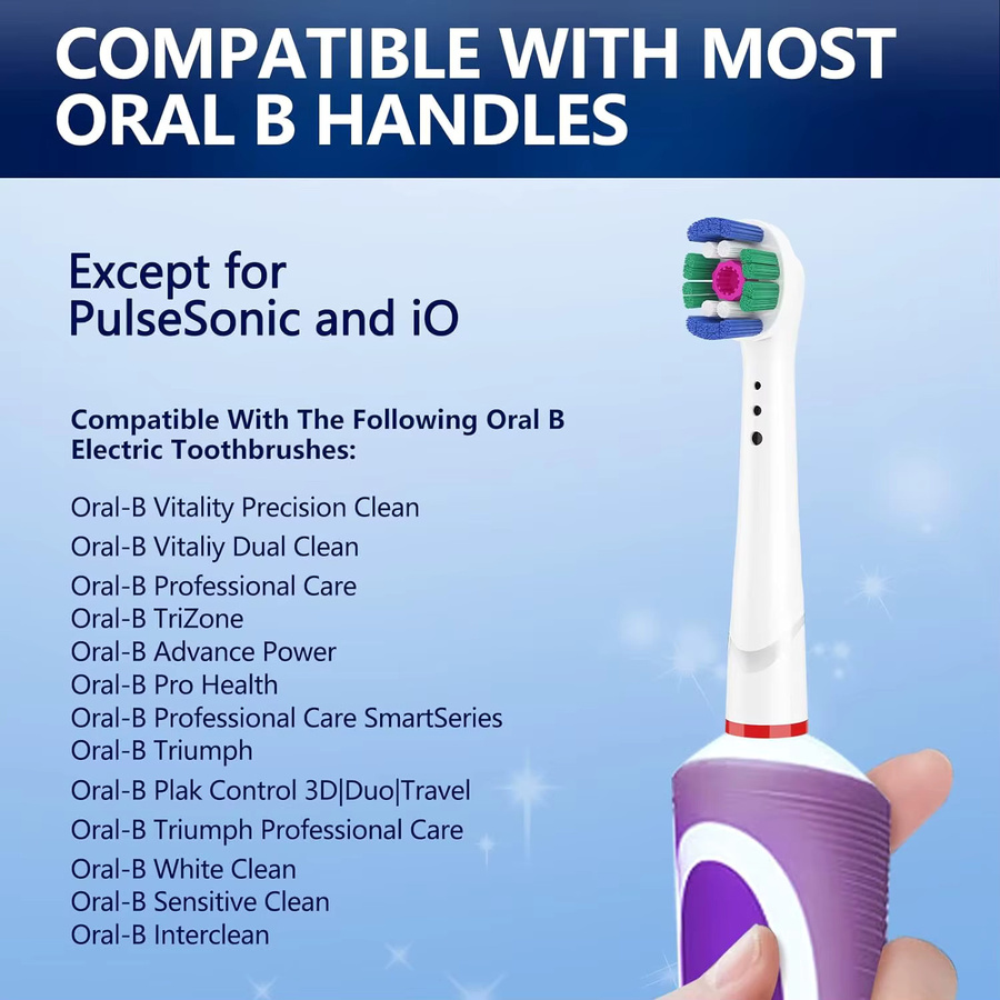 Oral-B 3D Whitening Ersatzbürstenköpfe, Weiß, Unisex - Bild 4