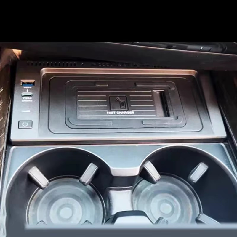 Carinway 15W Wireless Auto-Ladegerät für BMW X5 F15 und X6 F16, Handy-Ladepad in Schwarz - Bild 3