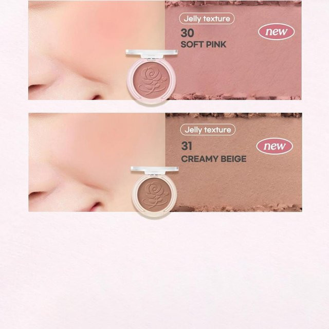 peripera Sonnenscheinbäckchen Puder, Soft Pink, 4,2 g - Bild 1
