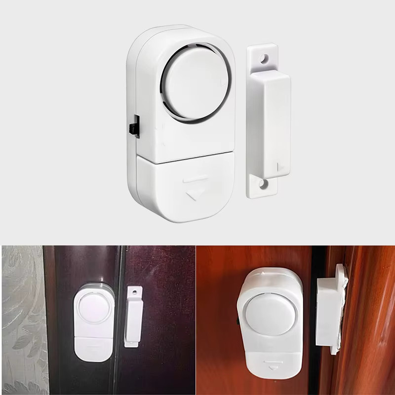 KERUI Kabelloser Magnetischer Tür- und Fenstersensor mit 90dB Alarm für dein Sicherheitssystem in Weiß - Bild 4