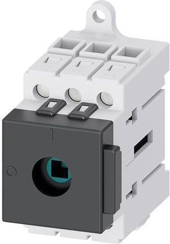 Siemens Lasttrennschalter 3polig 63A 16mm² 690 V/AC 3LD34100TK05 in Weiß - Bild 1
