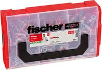 Fischer FIXtainer DUOPOWER Dübelsortiment 210 Stück in Grau, Rot und Transparent - Bild 1